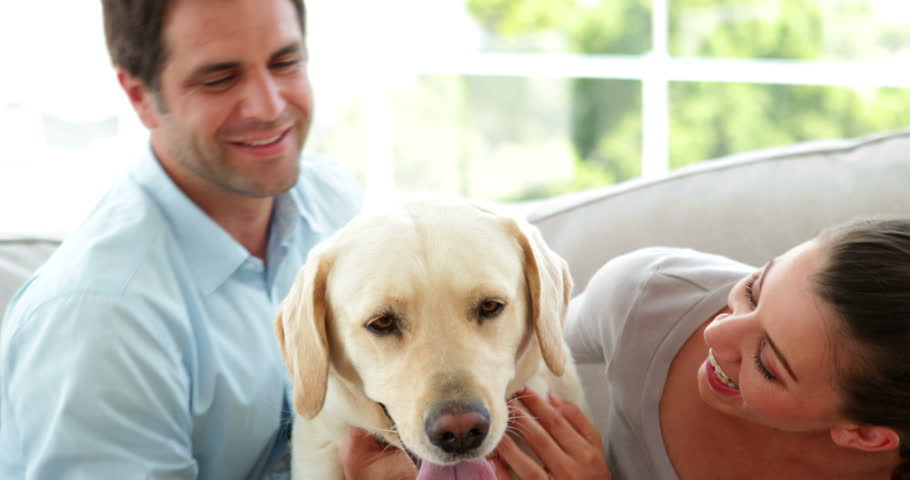 happy-with-dog-at-home